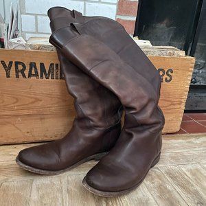 Frye Paige Tall Riding Boot - Slate - Size 7